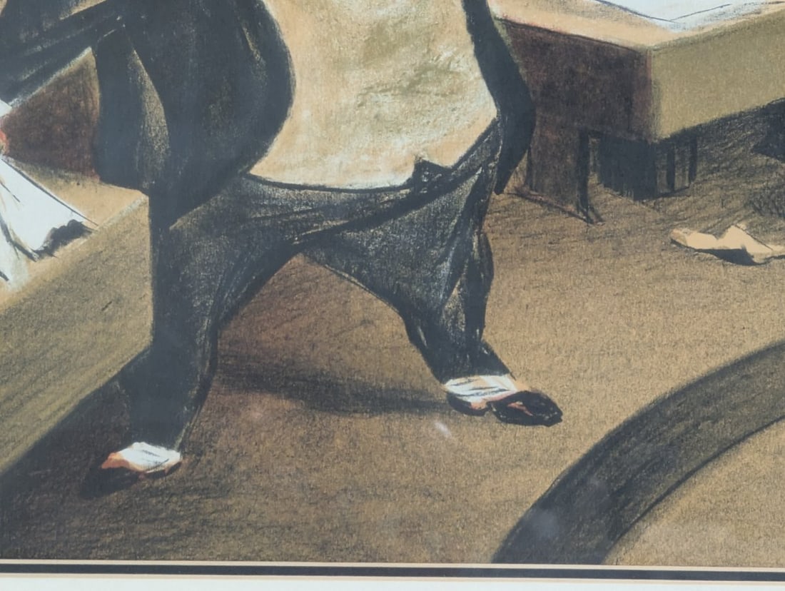 William Gropper The Senate Framed Lithograph Iconic American Art Social Realism - 10