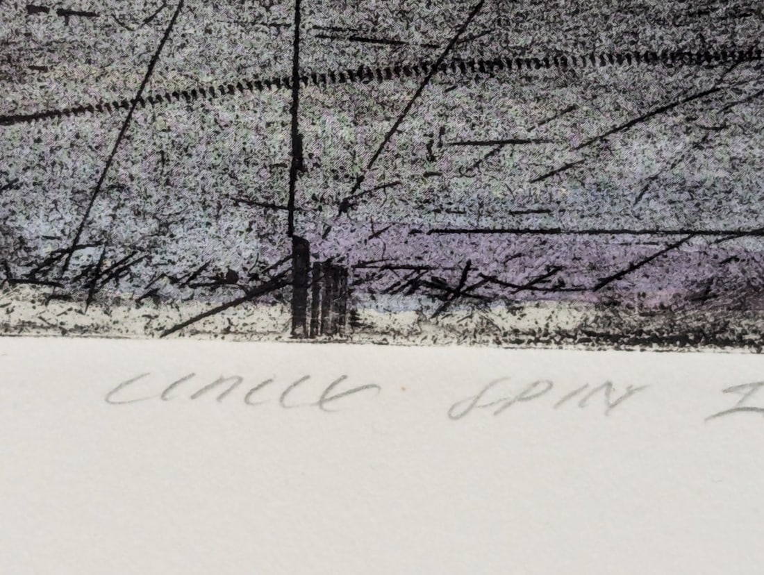 Charles Buck Circle Spin II Etching 1989 Limited Edition Art Print - 12