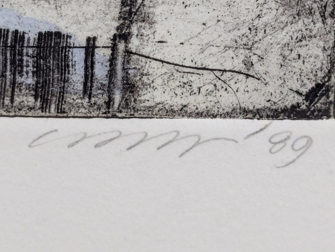 Charles Buck Circle Spin II Etching 1989 Limited Edition Art Print - 13