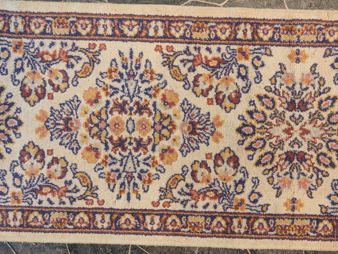 Persian-Style Floral Medallion Runner Rug for Hallways Traditional Design - 6