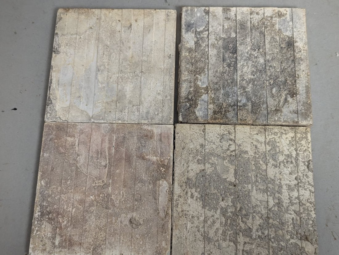 Antique Trent Tile Co. Collection Relief Molded Tiles Aesthetic Movement 6 Inch - 6