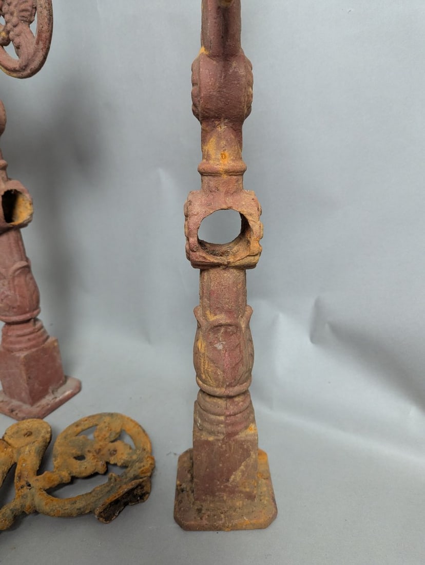 Victorian Style Cast Iron Fence Finials Architectural Salvage Collection - 10