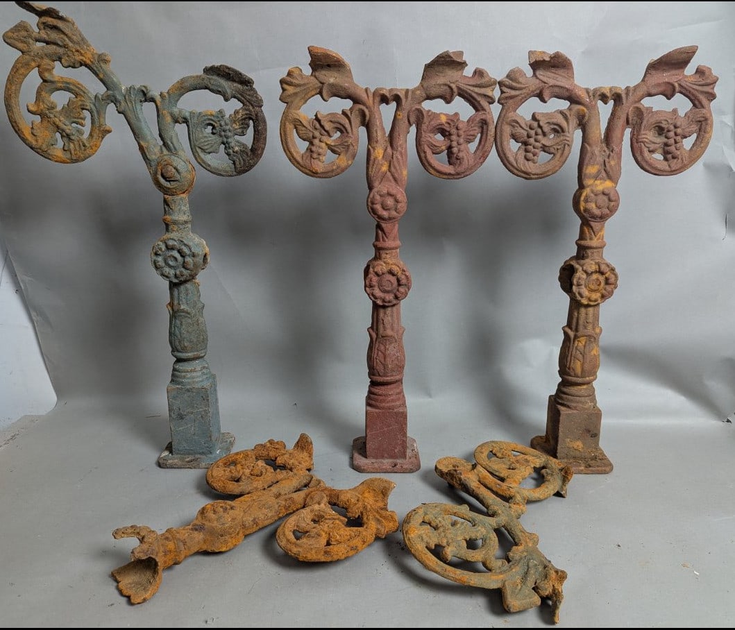 Victorian Style Cast Iron Fence Finials Architectural Salvage Collection (1 of 10)
