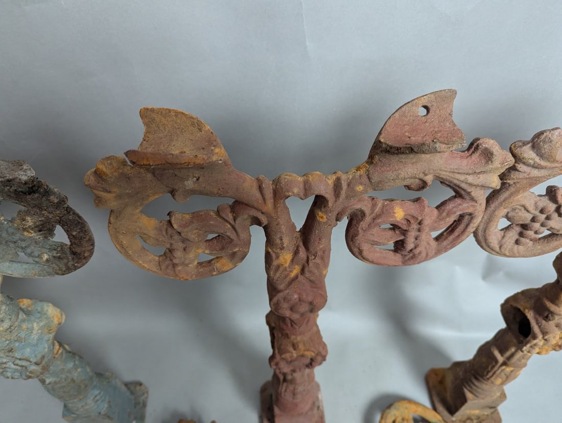 Victorian Style Cast Iron Fence Finials Architectural Salvage Collection - 5