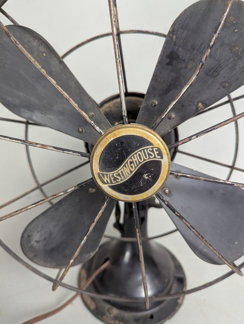 Vintage Westinghouse Whirlwind Desk Fan 10 Inch Style 803008-AB Collectible - 2