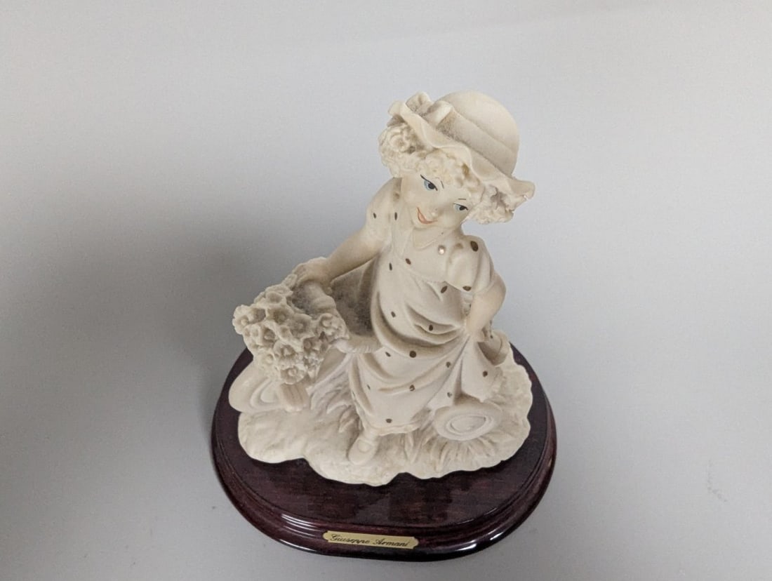 Giuseppe Armani Figurine Biking Around Art 0260-F Rare Collectible Piece - 3