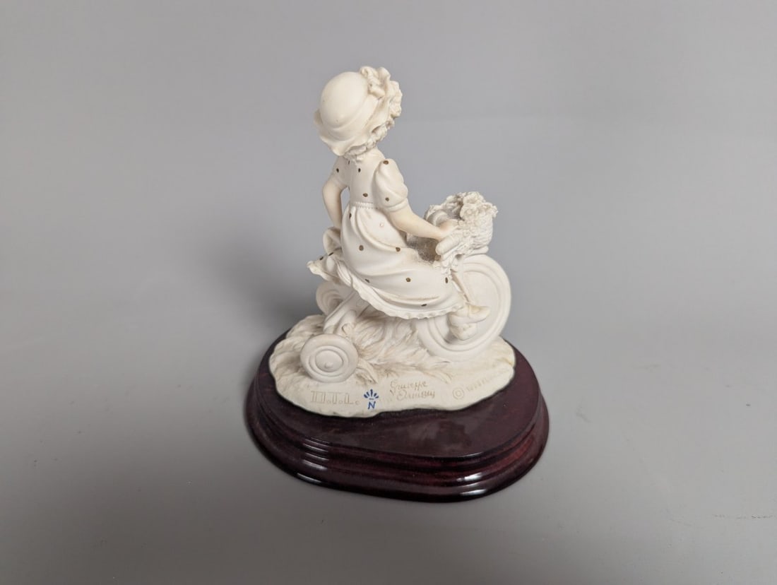 Giuseppe Armani Figurine Biking Around Art 0260-F Rare Collectible Piece - 6
