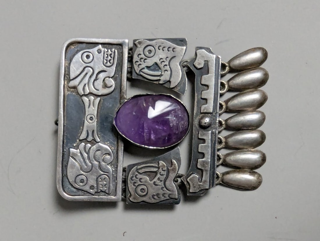 Vibrant Vintage Native American & Mexican Sterling Silver Jewelry Collection - 7
