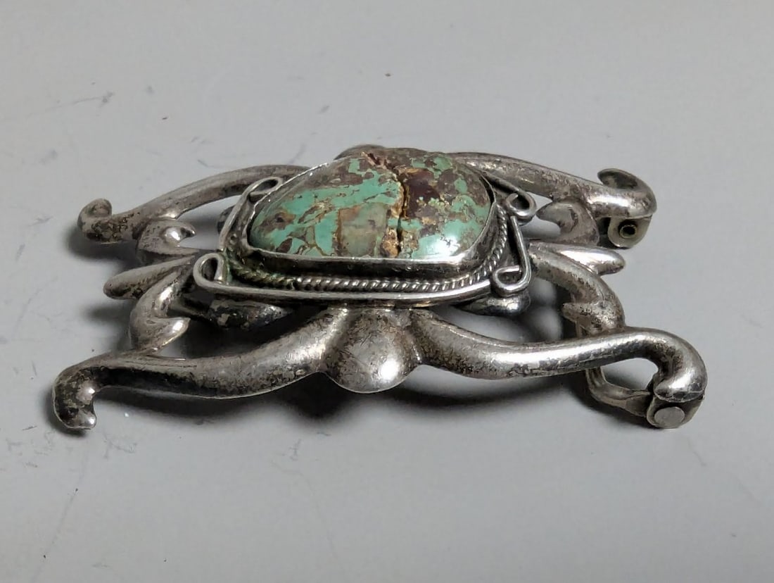 Vintage Southwestern Silver Turquoise Belt Buckles Concho Rodeo Style Collection - 4