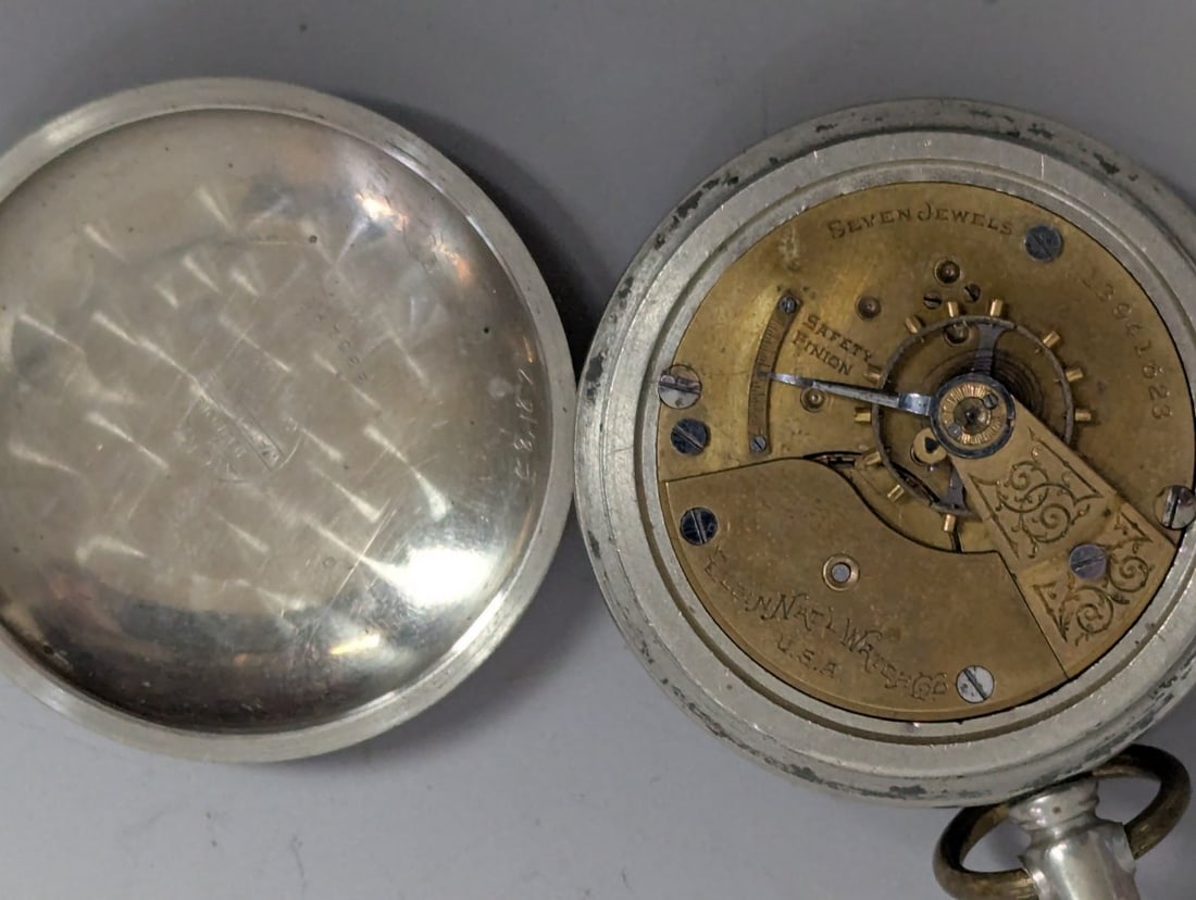 Elgin National Watch Co. Collection of 4 Vintage Pocket Watches - 7