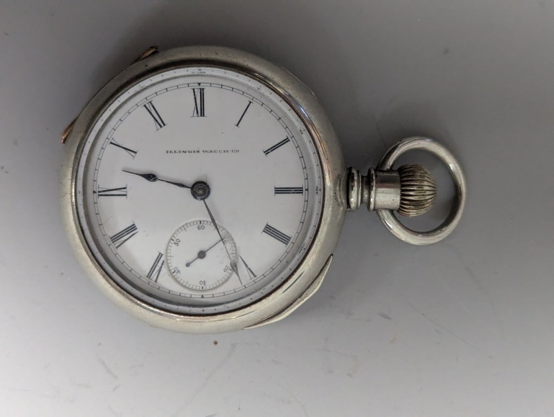 Collection of American Antique Pocket Watches Waltham Illinois Hampden Rockford - 2