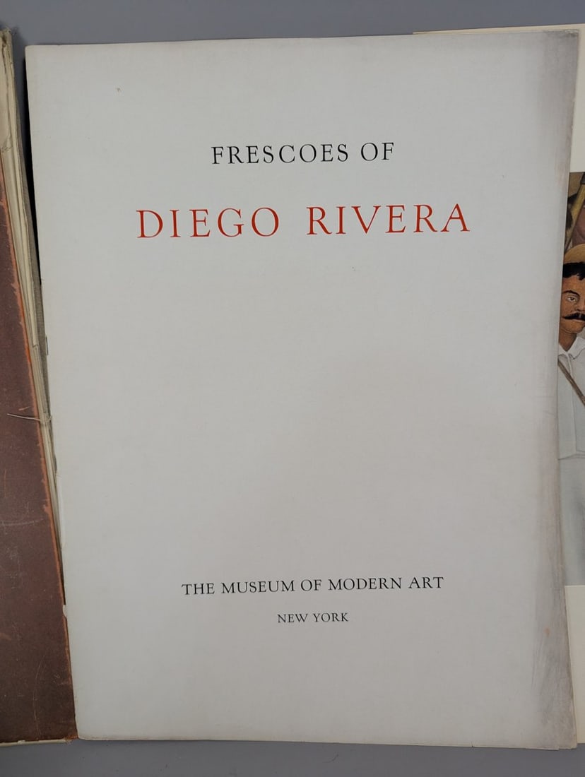 Frescoes of Diego Rivera Portfolio 8 Prints MoMA 1933 Art Collection - 2