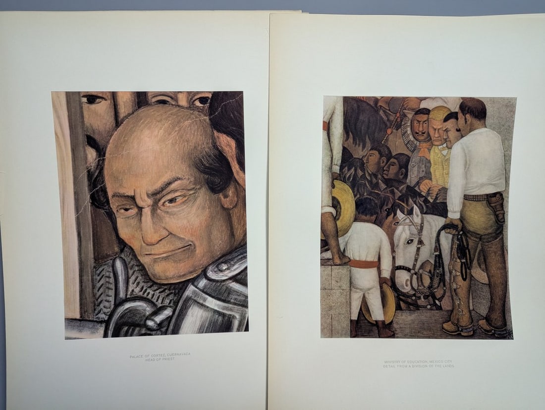 Frescoes of Diego Rivera Portfolio 8 Prints MoMA 1933 Art Collection - 7