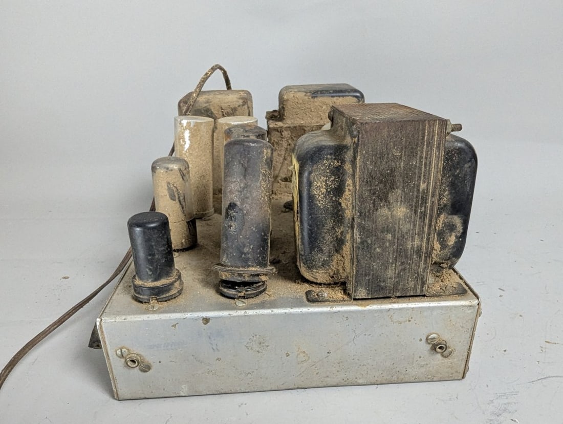 Vintage Tube Amplifier Chassis Great For DIY Audio Repair Parts Restoration - 2