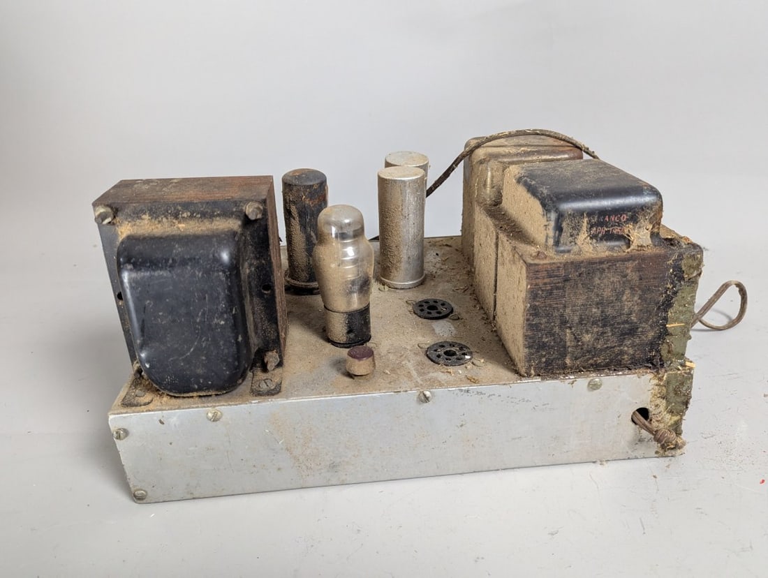 Vintage Tube Amplifier Chassis Great For DIY Audio Repair Parts Restoration - 3