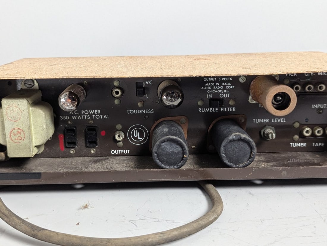 Vintage Knight Model 94 SX 712 Tube Preamplifier Allied Radio Corp Audio Equipment - 8