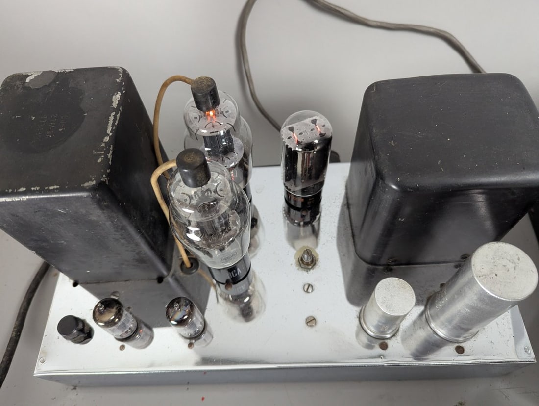 Vintage Grommes Tube Audio Set Pre-Amplifier Power Amplifier Tuner Hi-Fi System - 7