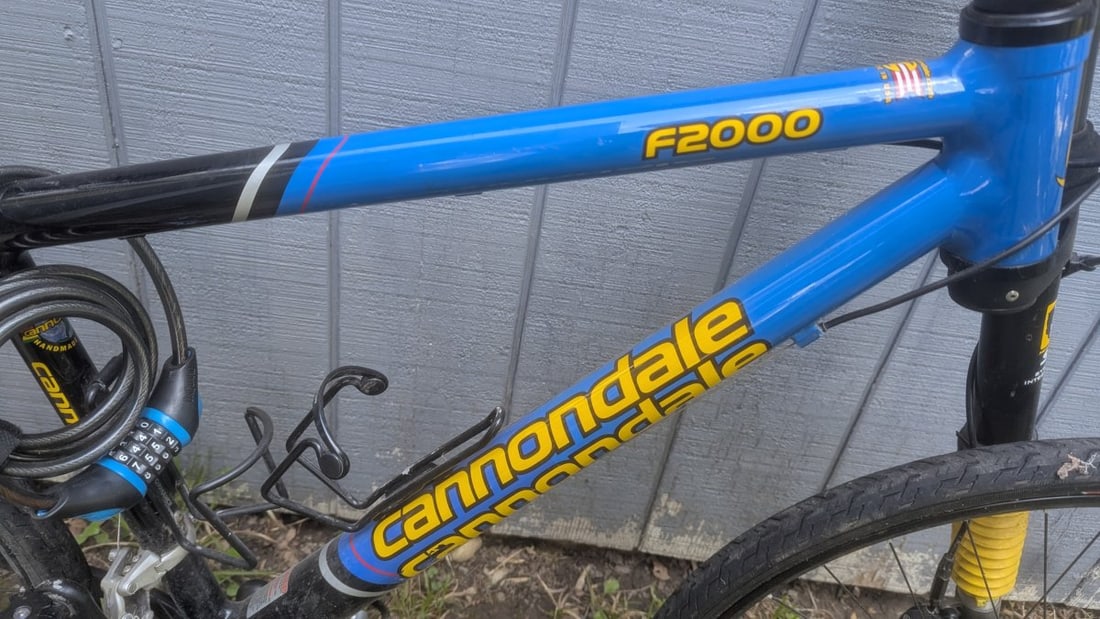 Cannondale F2000 SL Mountain Bike Vintage 26" Lefty Fork Shimano XTR - 3