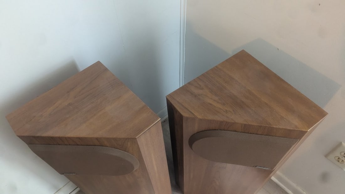 Bose 401 Direct/Reflecting Speakers Stereo Pair Vintage Audio - 4