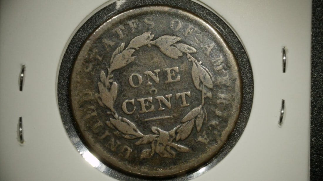 1838 U.S. Large Cent Coronet Head AG Grade Rare Collectible Coin - 2