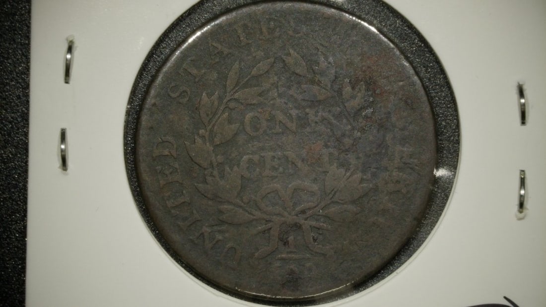 1800 Draped Bust Large Cent Good G United States Mint Coin Rare Antique - 2