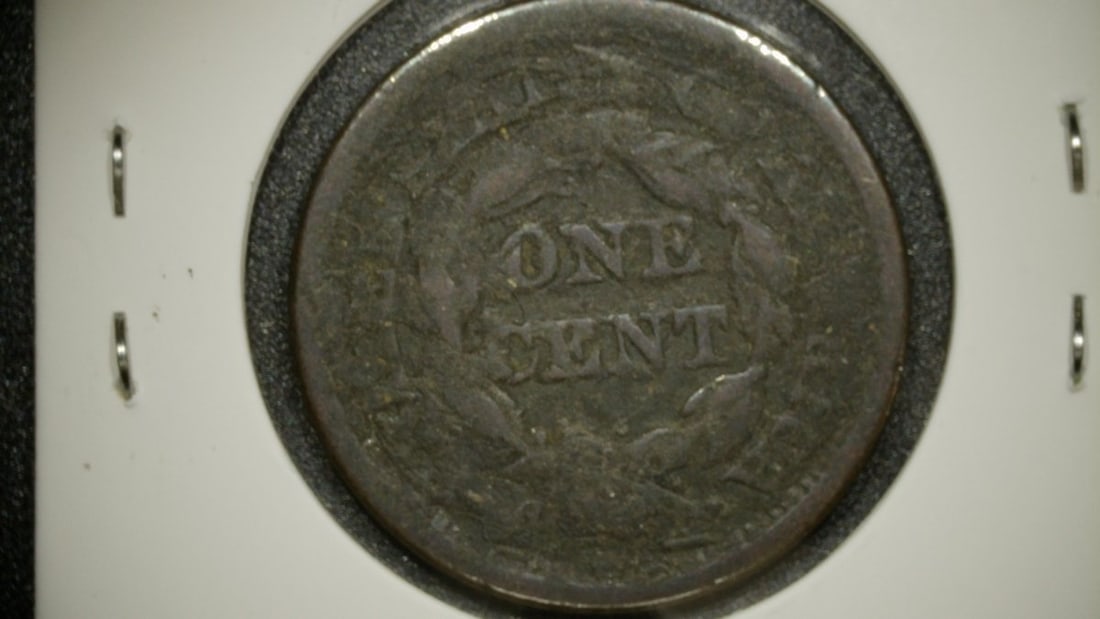 Lot of 5 U.S. Large Cents Coronet Head & Braided Hair by Christian Gobrecht - 9