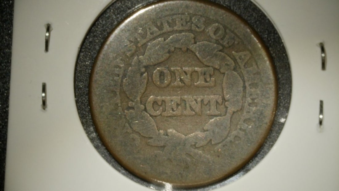 Lot of 4 19th Century US Large Cents 1838 Coronet & 1849 Braided Hair Christian Gobrecht - 3