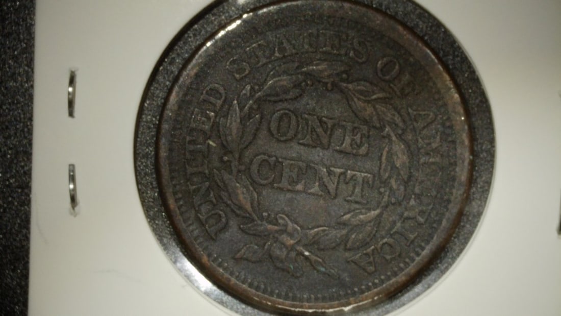 Lot of 4 19th Century US Large Cents 1838 Coronet & 1849 Braided Hair Christian Gobrecht - 5