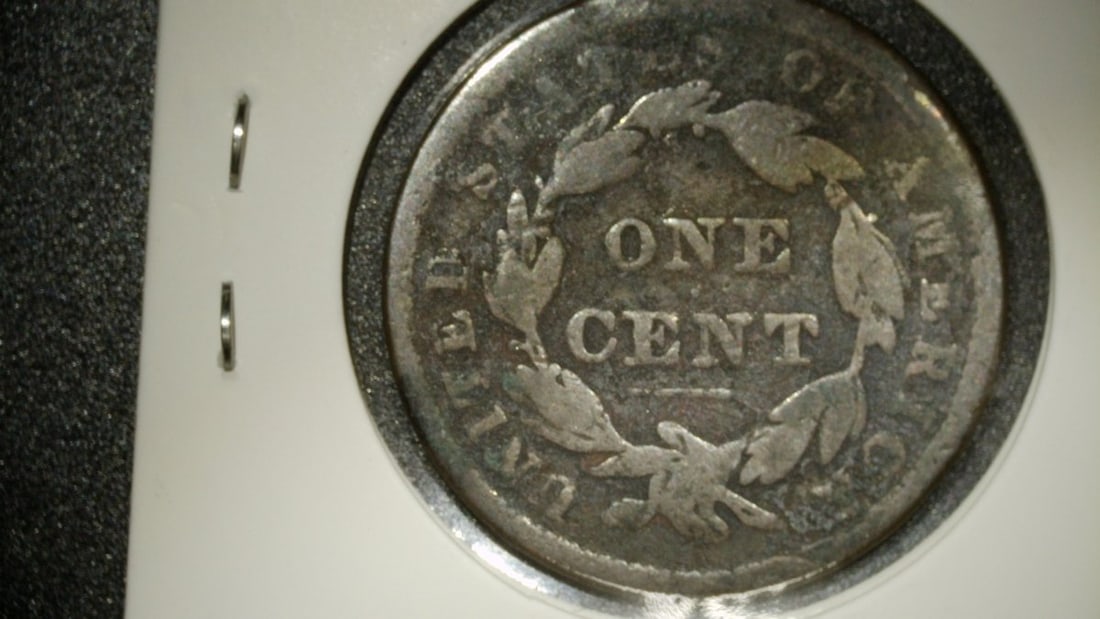 Lot of 4 19th Century US Large Cents 1838 Coronet & 1849 Braided Hair Christian Gobrecht - 7