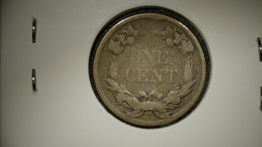 1858 Flying Eagle Cent by James B. Longacre Good Condition Rare US Coin - 2