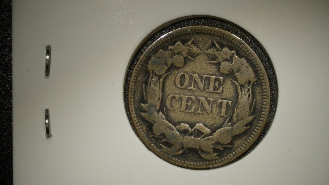 1858 Flying Eagle Cent V.G. Grade by James B. Longacre - Rare US Coin - 2
