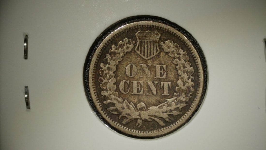 1863 Indian Head Cent VF Very Fine Civil War Era Coin by James Barton Longacre - 2