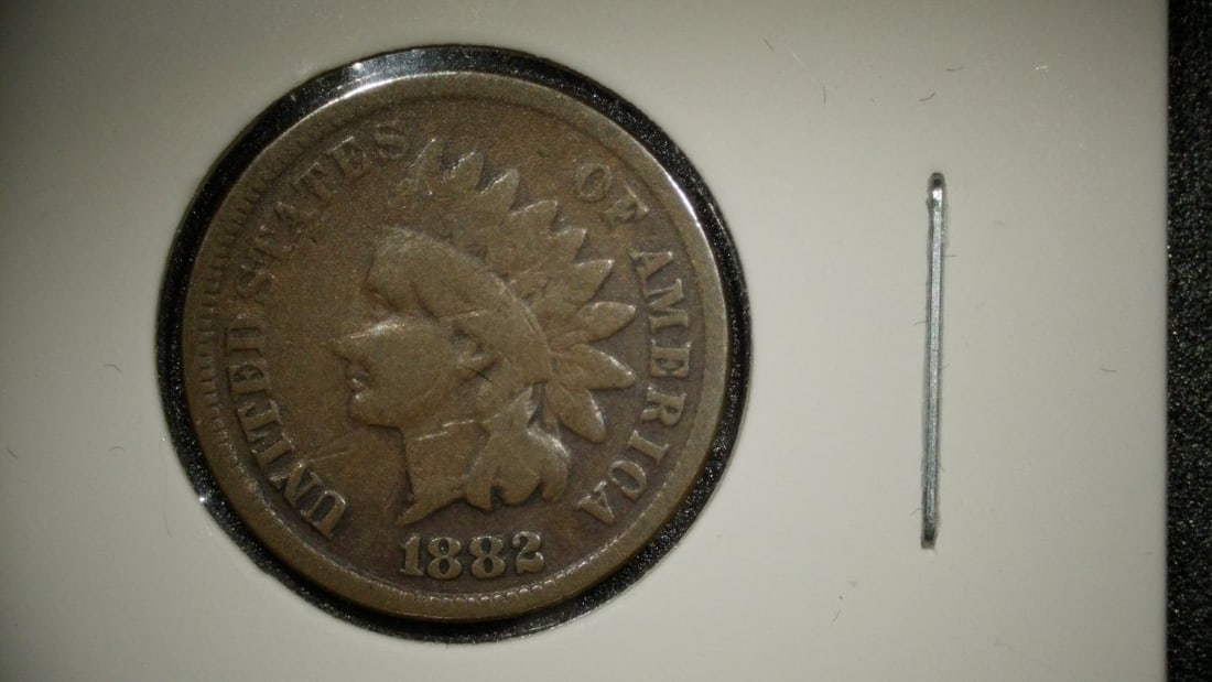 1882 1884 1885 1886 U.S. Indian Head Cents Collection - V.G. and G. Grades - 3