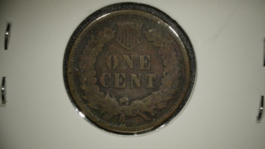 Collection of 4 Indian Head Cents 1900 F 1896 G 1907 AU 1890 EF by James Barton Longacre - 4