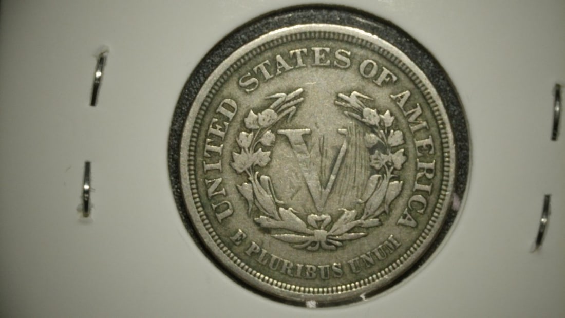 1883 Liberty Head V Nickel No CENTS F. S by Charles E. Barber Coin - 2