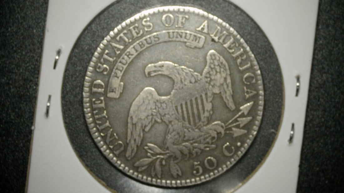 1821 Capped Bust Half Dollar XF John Reich United States Mint Philadelphia - 2