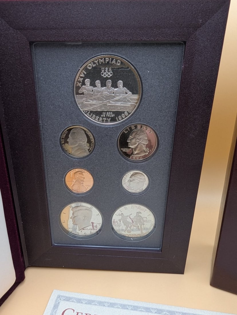 1996 United States Mint Olympic Games Prestige Proof Set - Excellent Condition - 2