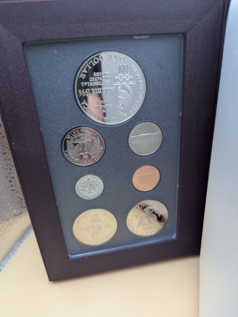 1996 United States Mint Olympic Games Prestige Proof Set - Excellent Condition - 3