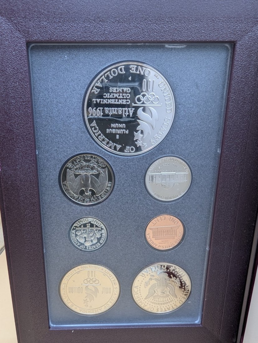 1996 United States Mint Olympic Games Prestige Proof Set - Excellent Condition - 4