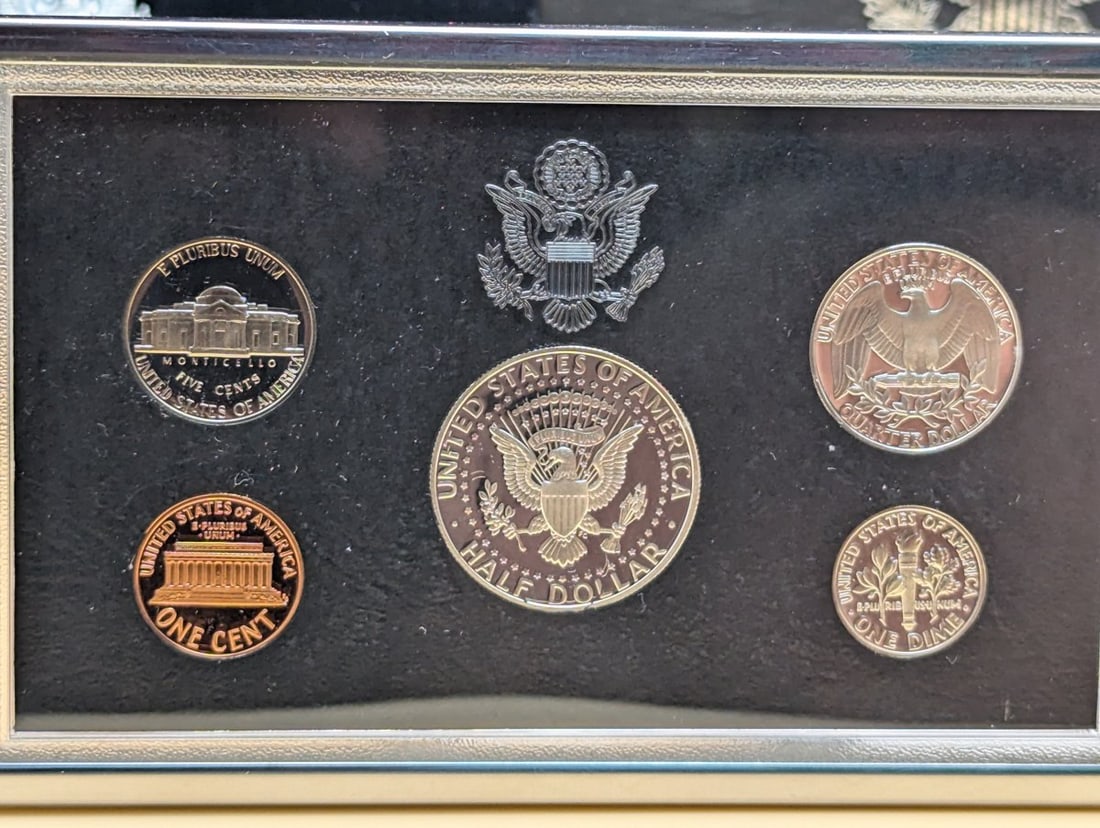 1992 United States Mint Premier Silver Proof Set Excellent Condition - 3