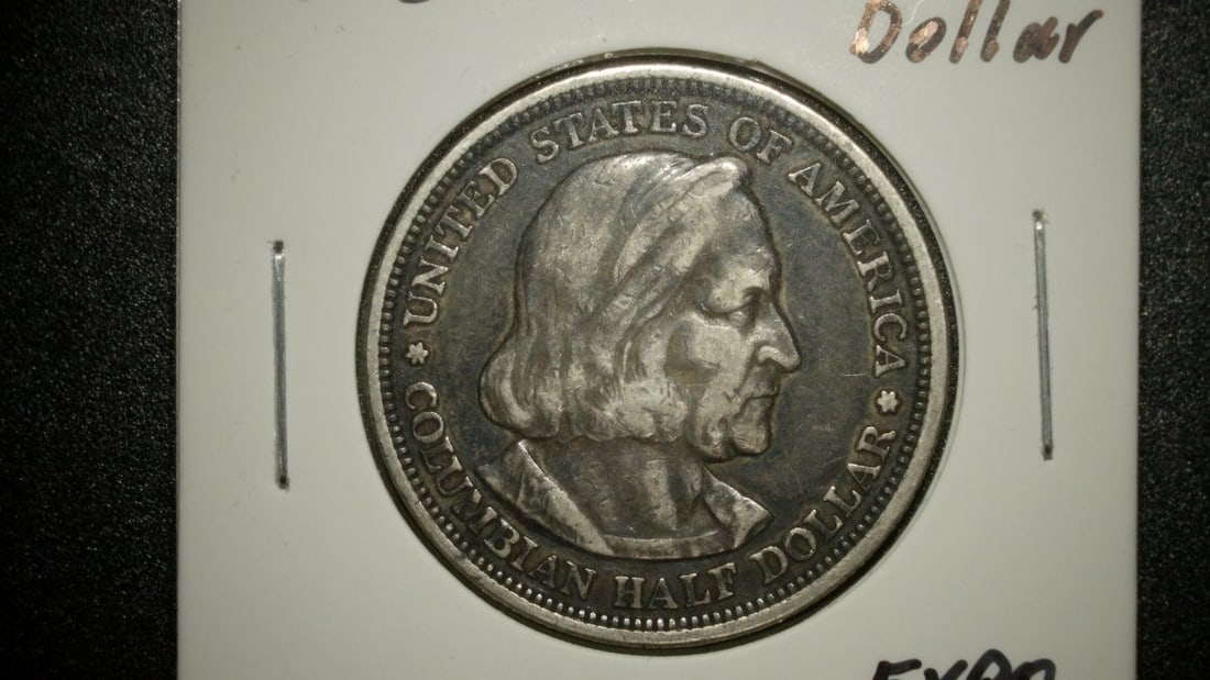 1892 1893 Columbian Exposition Half Dollar Set by Barber & Morgan - E.F. & V.F. Coins - 3