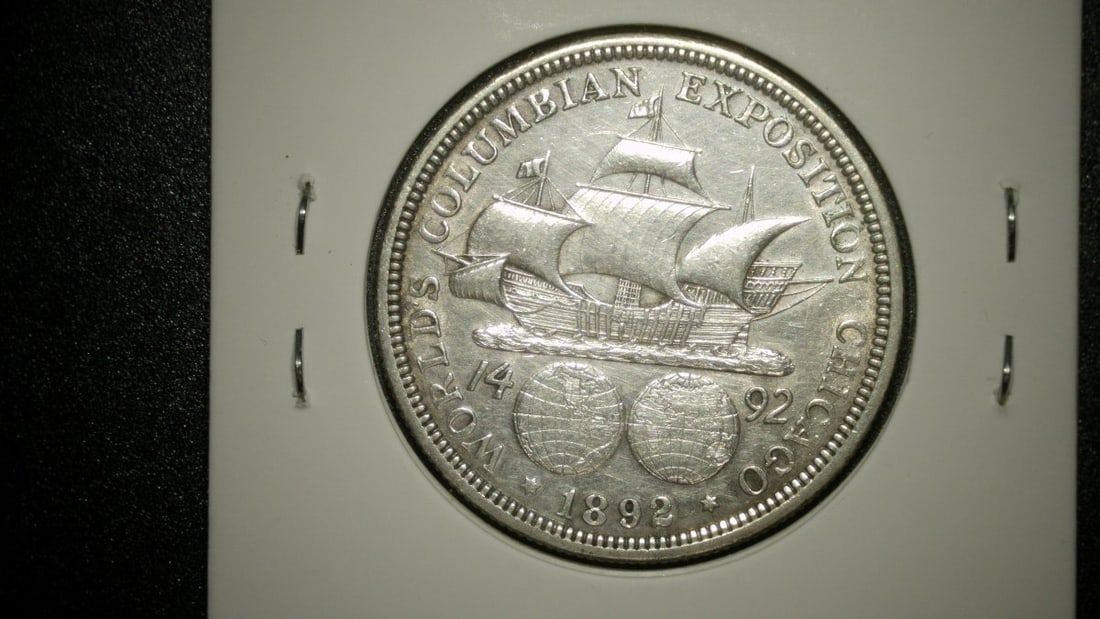 1892 & 1893 Columbian Exposition Half Dollar Collection E.F. V.F. Silver Coins - 2