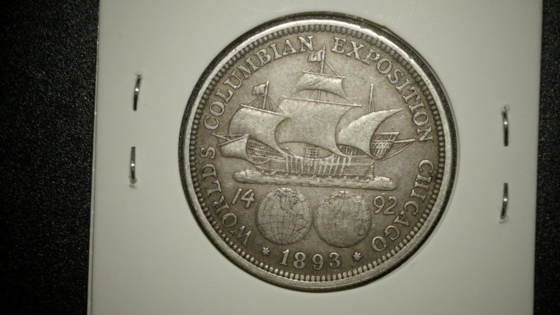 1892 & 1893 Columbian Exposition Half Dollar Collection E.F. V.F. Silver Coins - 4