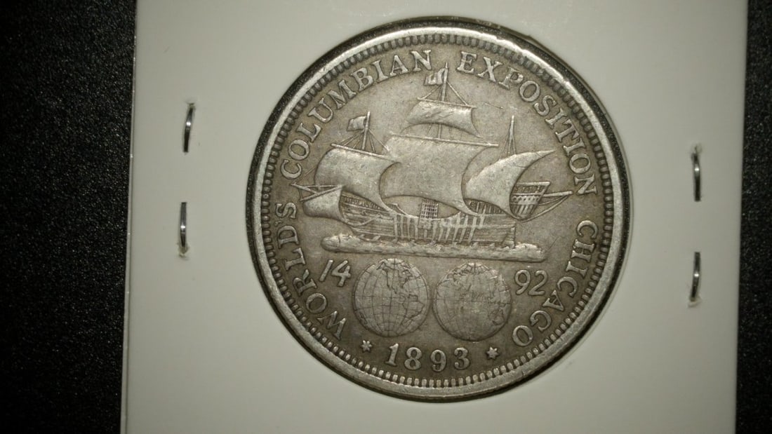 1892 & 1893 Columbian Exposition Half Dollar Collection E.F. V.F. Silver Coins - 5
