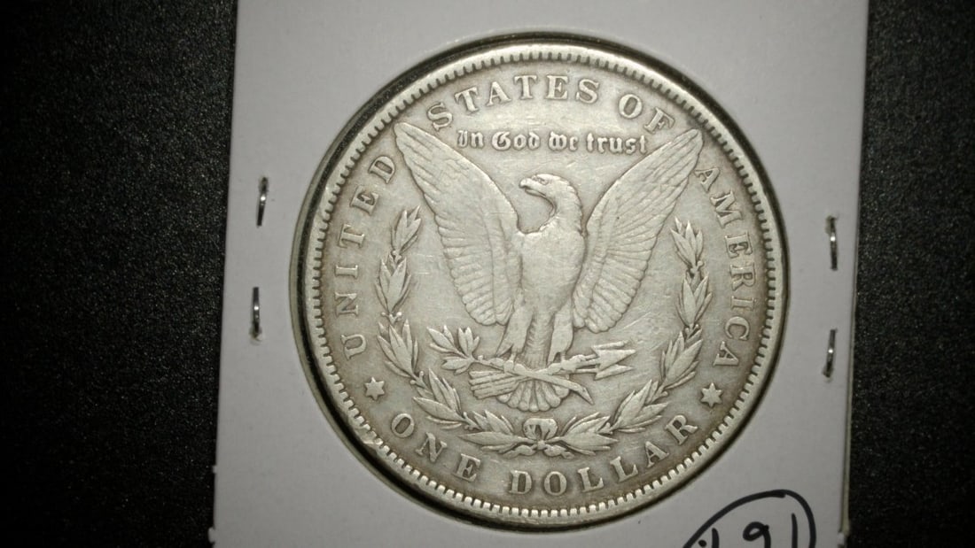 1881 Morgan Silver Dollar VG by George T. Morgan - Circulated Coin - 2