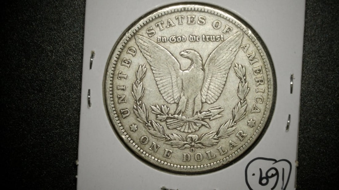 1887-O Morgan Silver Dollar Fine by George T. Morgan - Collectible US Coin - 2