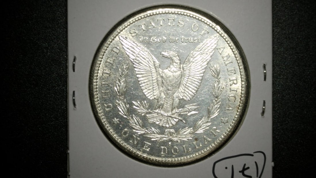 1887-S Morgan Silver Dollar Uncirculated Coin by George T. Morgan - 2
