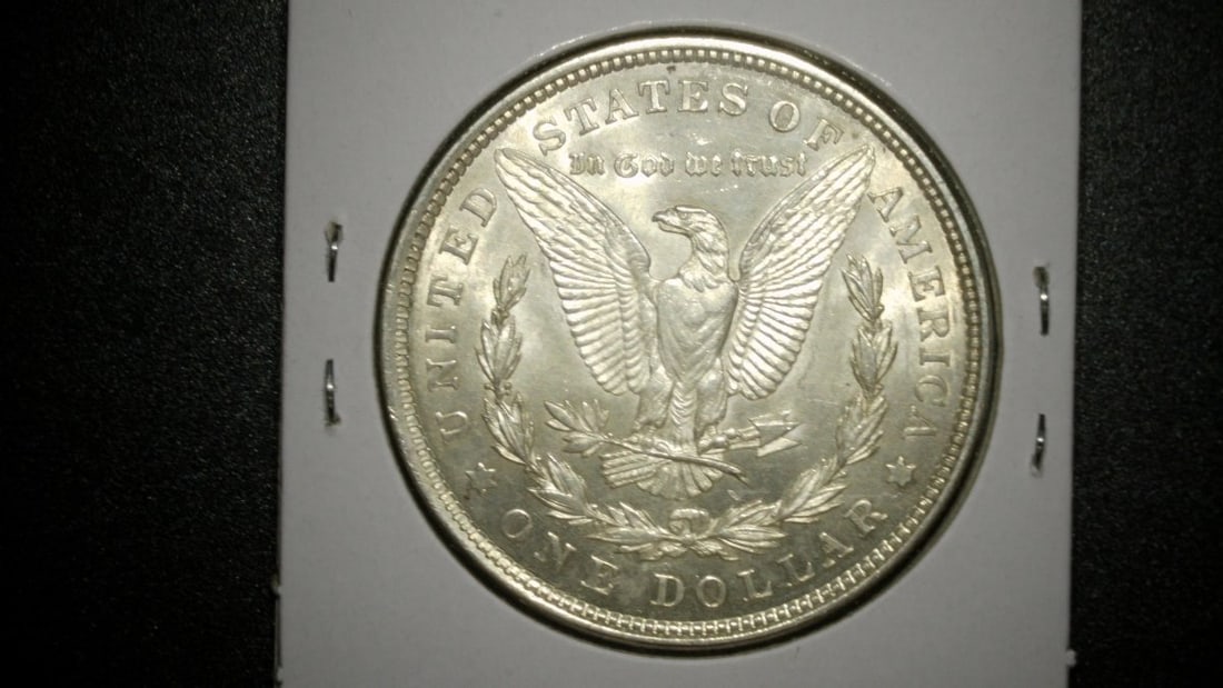1921 Morgan Silver Dollar Collection by George T. Morgan - Unc and E.F. - 3 Coins Lot - 2