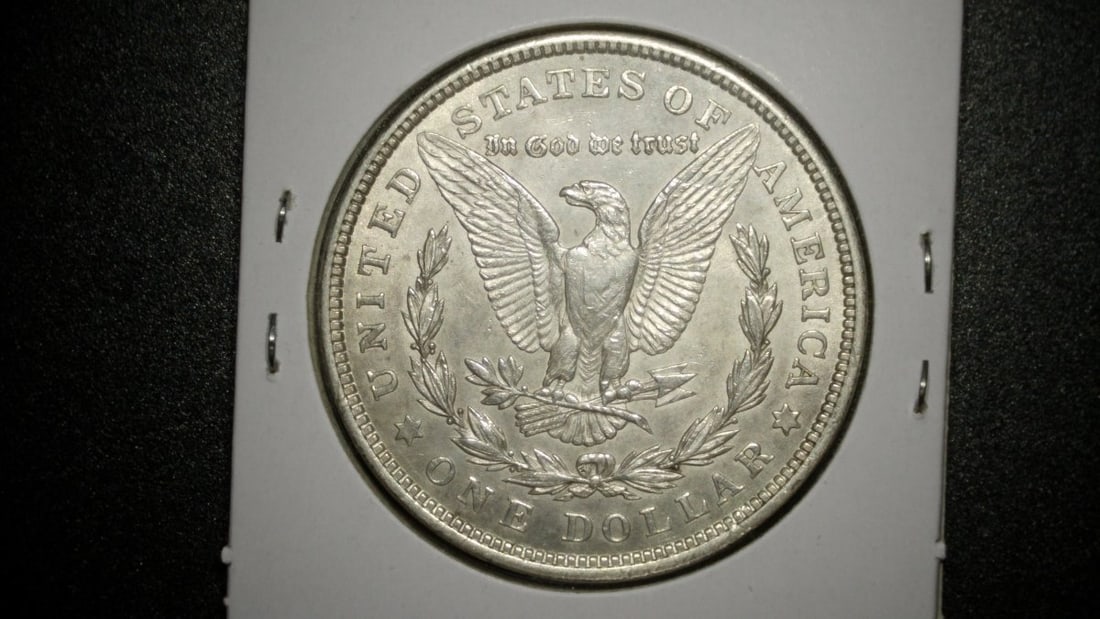 1921 Morgan Silver Dollar Collection by George T. Morgan - Unc and E.F. - 3 Coins Lot - 4