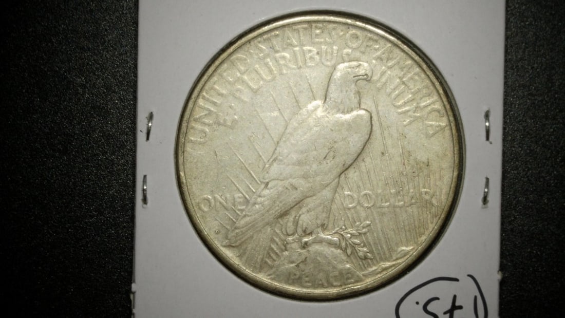 1934-D Silver Peace Dollar by Anthony de Francisci - Very Good Condition Coin - 2